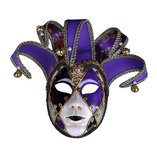 Crofta Mardi Gras Mask Carnival Mask Prom Mask Stage Performance Costume Props Violet