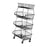 Crofta Fruit Basket for Kitchen with Wheel Multi Tier Storage Container for Pantry 4 layers