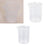 Crofta 100ml + 150ml + 250ml Kitchen Lab Graduated Beaker Cup Measuring Container Test