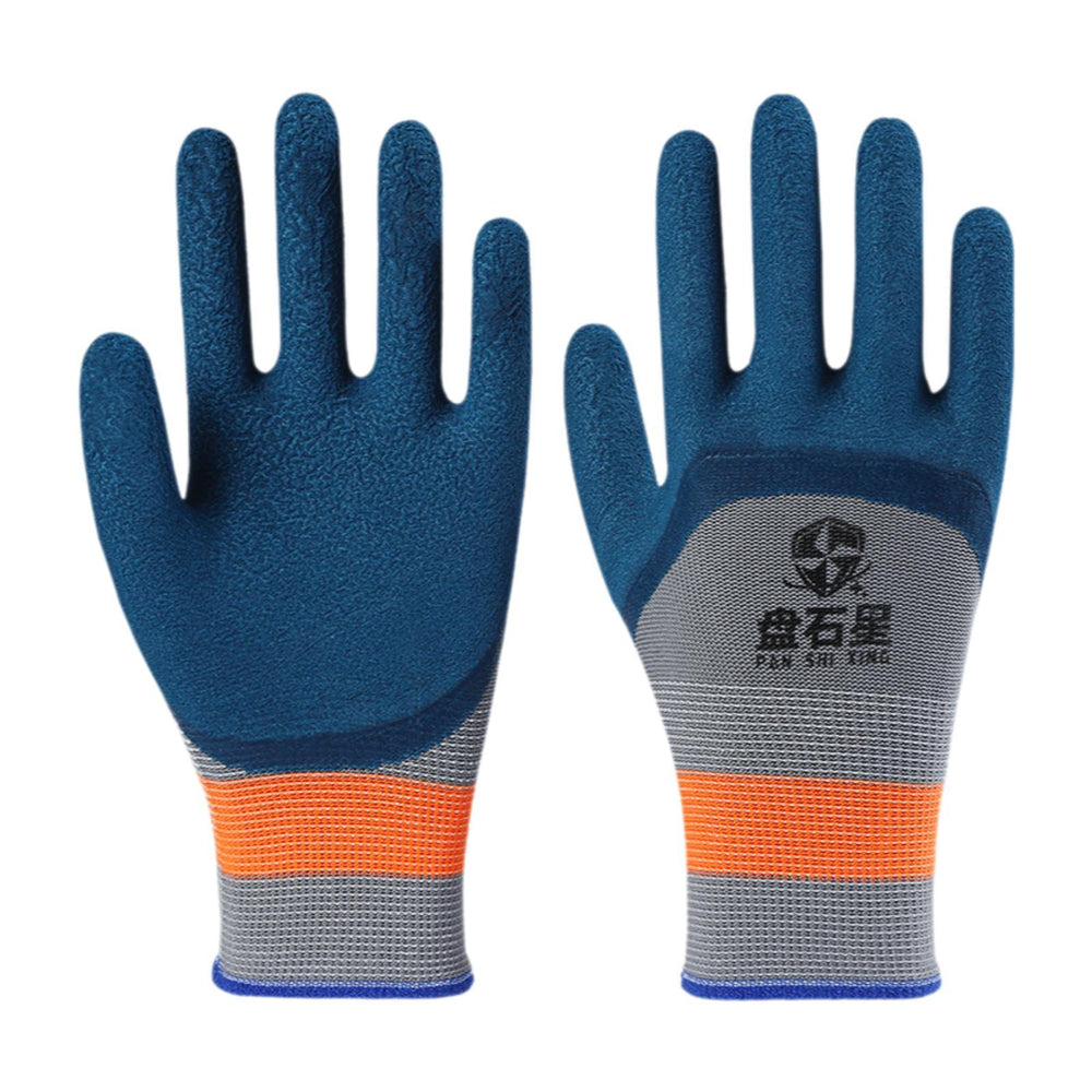 2 Pieces Multifunctional Work Gloves for Men Women Farm Work Car Repair Blue