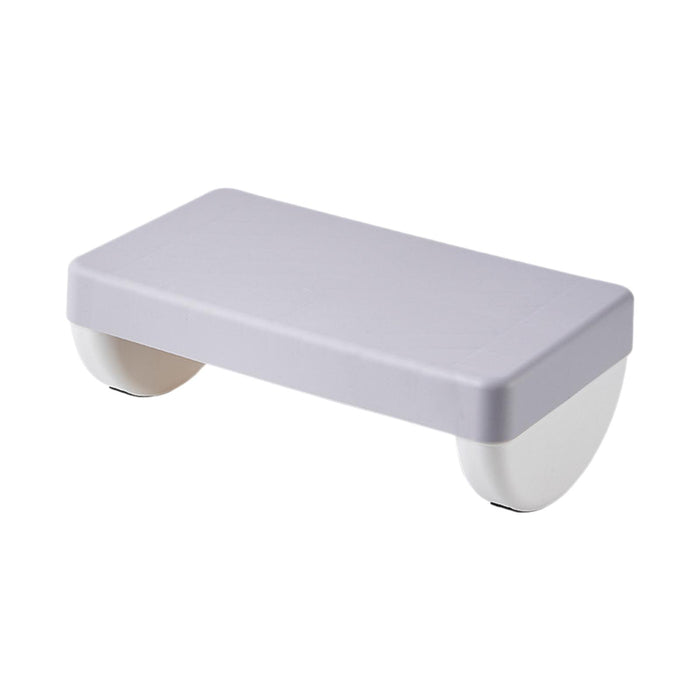 Under Desk Footrest Adults Modern Desk Leg Rest for Computer Desk Car Office Light Gray