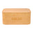 Wood Bread Box Space Saving Bread Holder for Baked Goods Coffee Shop Counter 33cmx22cmx15.6cm