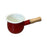 17oz Mini Sauce Pan with Wooden Handle for Heating Milk Melting Butter Coffee Red