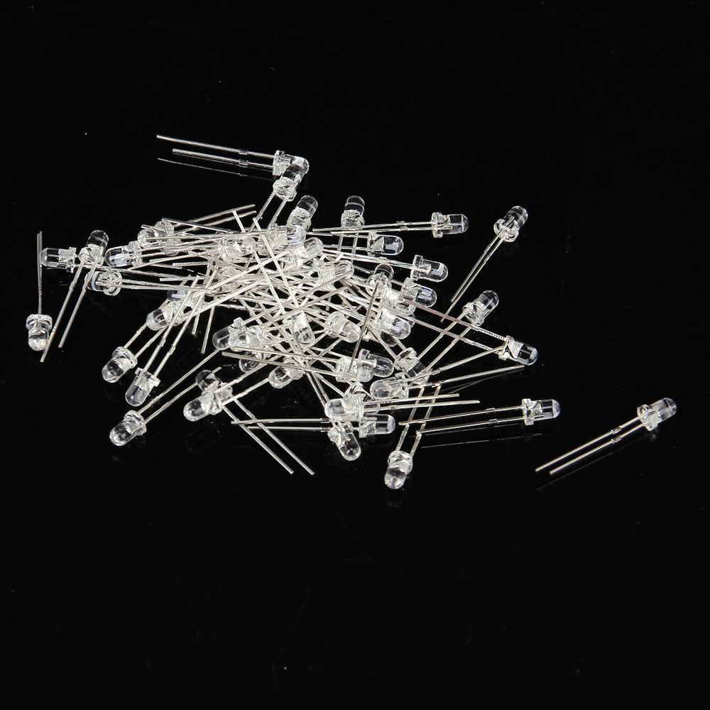 Crofta 100pcs 3mm LED Light Emitting Diode