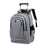 Crofta Rolling Backpack Multifunctional Trolley Suitcase for Travel Business School Gray