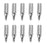 10pcs 100gr Waterdrop Steel Archery Arrow target point Tips Practice Head A1