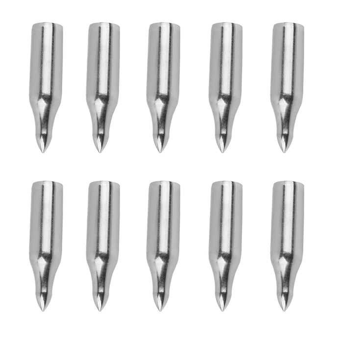 10pcs 100gr Waterdrop Steel Archery Arrow target point Tips Practice Head A1