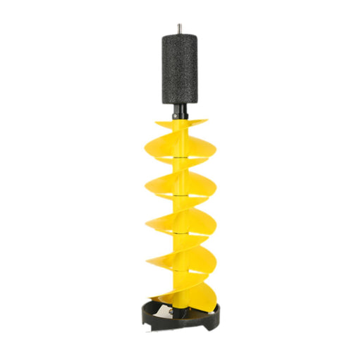 Crofta Ice Auger Bit Aluminum Alloy Ice Fishing Auger for Sea Fishing Winter Sports Yellow