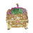 Crofta Jewelry Box Gift Creative Dresser Peacock Trinket Box for Pendants Bracelets Golden