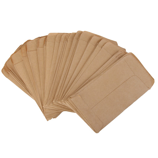 Crofta 100pcs Vintage Kraft Paper Bags Hybrid Seed Corn Farm Pollen Bag Sack