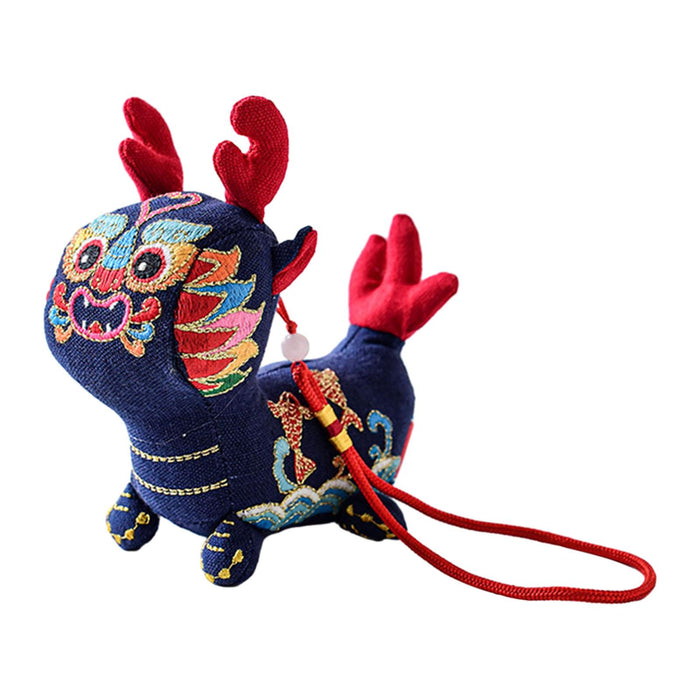 Crofta Animal China Zodiac Plush Toy Chinese Dragon Animal Doll Pendant Style E