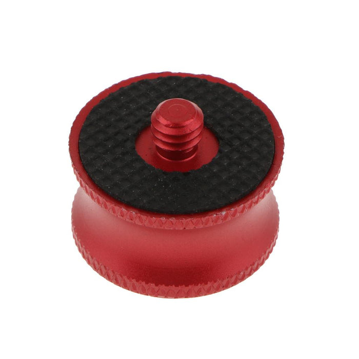 1/4" Male to 3/8" Female Adapter Screw for Tripod Ball Head Monopod - Red