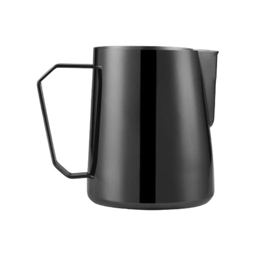 Steamed Milk Pitcher Steam Jug 600ml for Latte Art Cafetiere Cappuccino Black