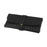 Crofta Woven PU Leather Glasses Case Button Closed Soft Glasses Pouch Bag for Women Black