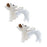 Crofta 2 Pieces Christmas Hanging Decoration Squirrel Hanging Pendant for Home Wall Style A