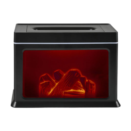 Crofta Fireplace Humidifier 5V2A with Simulated Flame for Living Room Indoor Office