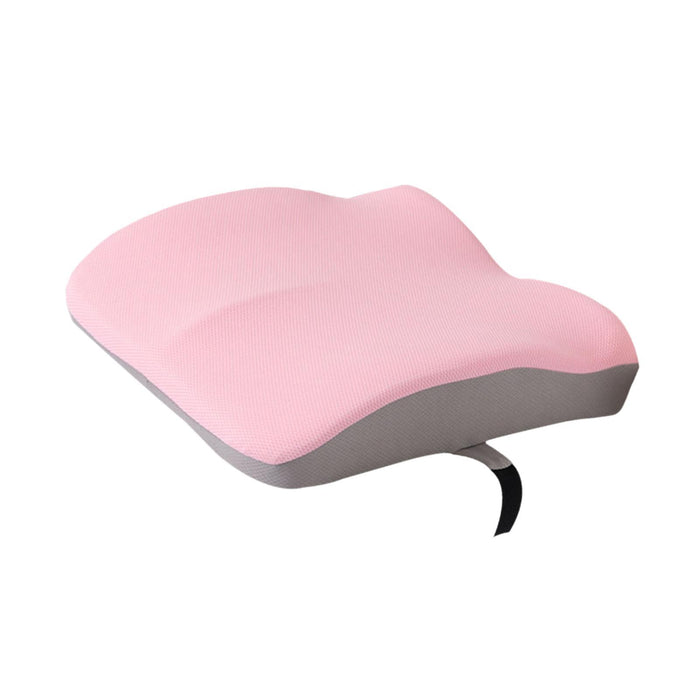 Crofta Memory Foam Seat Cushion Dual Use Back Support for Dining Chairs Outdoor Car Pink