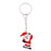 Crofta Woman Christmas Keychain Key Ring Phone Chain for Handbag Car Key Decor Santa 9