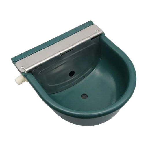 Crofta Automatic Water Bowl Pet Supplies Water Dispenser for Farm Animals Cow Sheep Metal lid