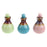 3Pieces Fragrance Diffuser Ceramic Essential Oil Bottle Fragrant Empty Vials Indoor Decoration Embellishment the Life