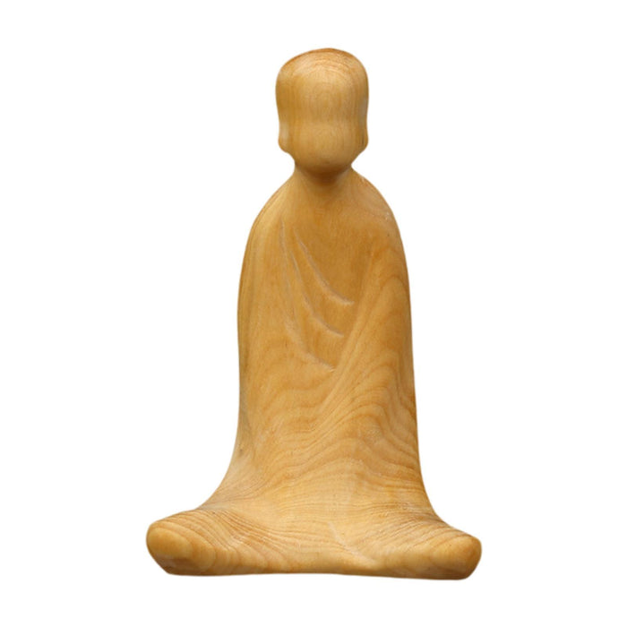 Crofta Wooden Carving Statue Tea Ceremony Boxwood Art Decoration for Car Desk Decor