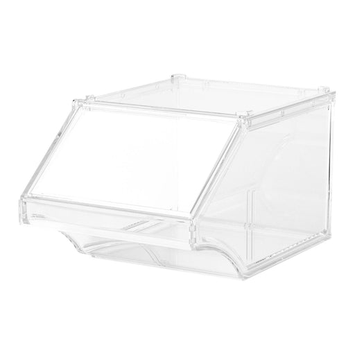 Crofta Acrylic Storage Bin Open Front for Bakeries Retail Stores Kitchen Countertop 20cmx31cmx17cm