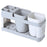 Toothbrush Holder Accessories 5 Multi-Functional Slots for Countertop Family