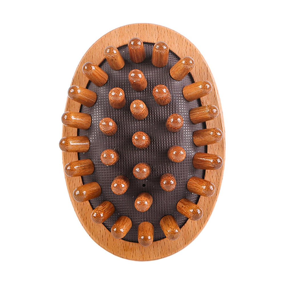 Crofta Wooden Massage Body Brush Body Brush Wood Massage Tools for Legs Thigh Waist