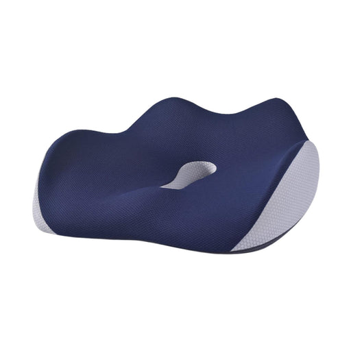 Crofta Memory Foam Seat Cushion Soft Chair Pad for Home Computer Desk Chair Driving Blue