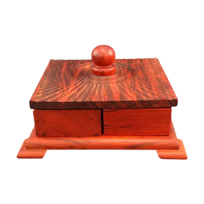 Crofta Wood Divided Serving Tray Dried Fruit Box for Kitchen Home Decor Room