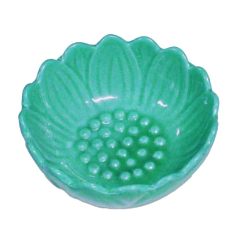 Crofta 2 Pcs Replacement Ceramic Dish for Lamp Wax Tart Oil Warmer Round 3.7"  Blue