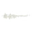 Crofta Women Girls Fashionable Faux Pearl Shiny Rhinestone Headband Tiara Headwear Hair Ornaments Silver