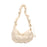 Crofta Women Shoulder Purse Hobo Bag Trendy Crossbody Bag for Commuting Winter Work White