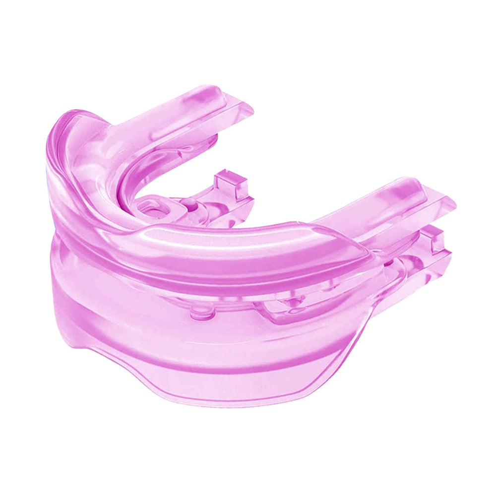 Crofta Anti Snoring Mouthpiece Reusable for Men Women Comfortable Anti Snoring Device pink