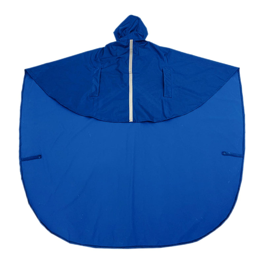 Wheelchair Waterproof Poncho Breathable Lightweight PVC Layer Rain Cape Blue