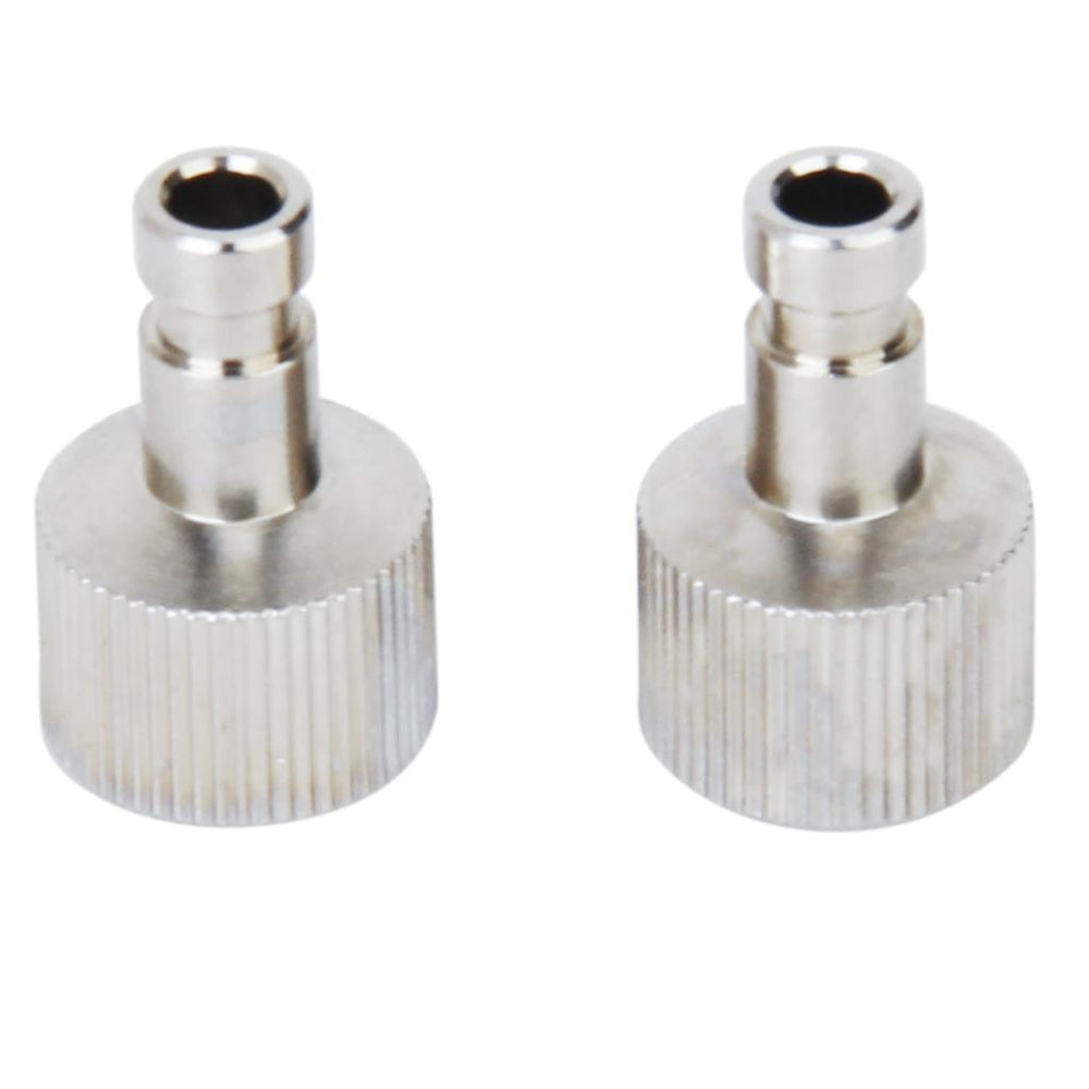 Crofta 2 Pcs Airbrush Quick Disconnect Coupler Hose Release Adapter 1/8" fittings