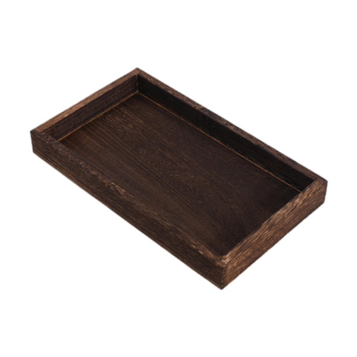 Crofta Wood Serving Tray Snacks Plate Snack Tray for Tea Coffee Table Decor Wedding Rectangle S