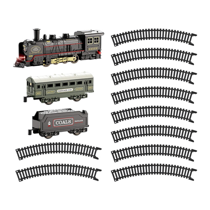 Crofta Electric Train Set Tracks Train Toys for Toddlers Children Age 3 4 5 6 Years 13Pcs