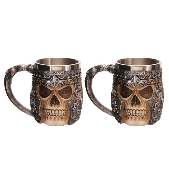 Crofta 2 in 1 Striking Warrior Tankard Drinking Bottle Characteristic Helmet Vessel