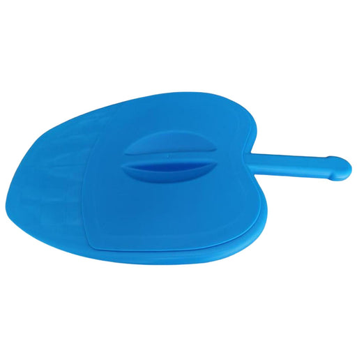 Bedpan Seat Urinal Bed Pan with Handle for Bedridden Durable Blue