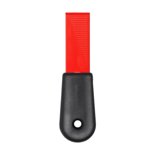 2 in 1 Cleaning Scraper Hand Tool Self Sharpening Tools for Cooktop Home Gum Red