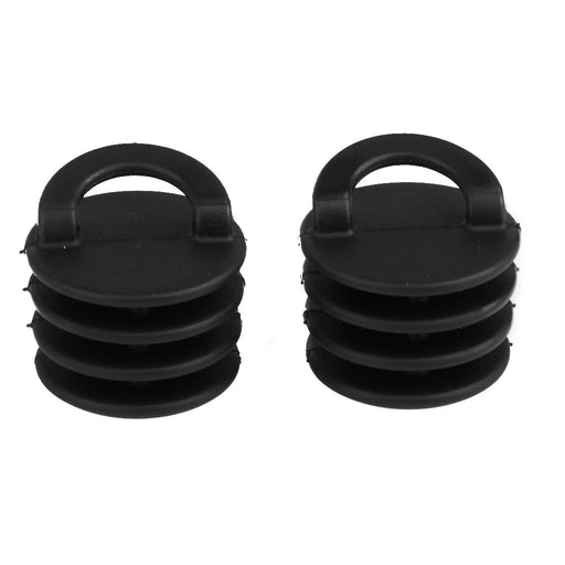 Crofta 2 Pieces Nylon Kayak Boat Canoe Scuppers Stoppers Drain Holes Plugs Bungs L