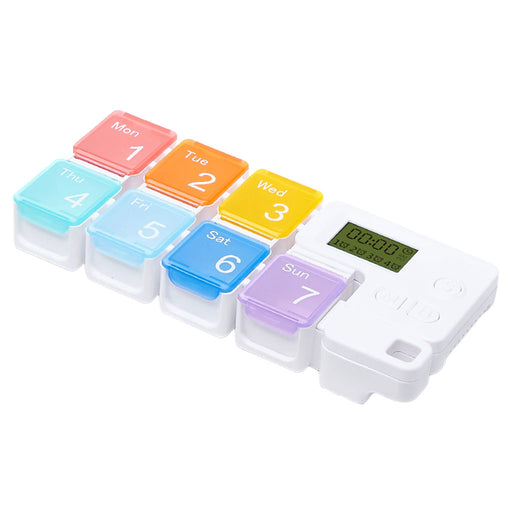 Weekly Pill Organizer Dispenser Gift Pills Vitamin Large Capacity for Elders Colours