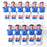 Crofta 11pcs Foosball Man Table Guys Man Soccer Player Part - Blue