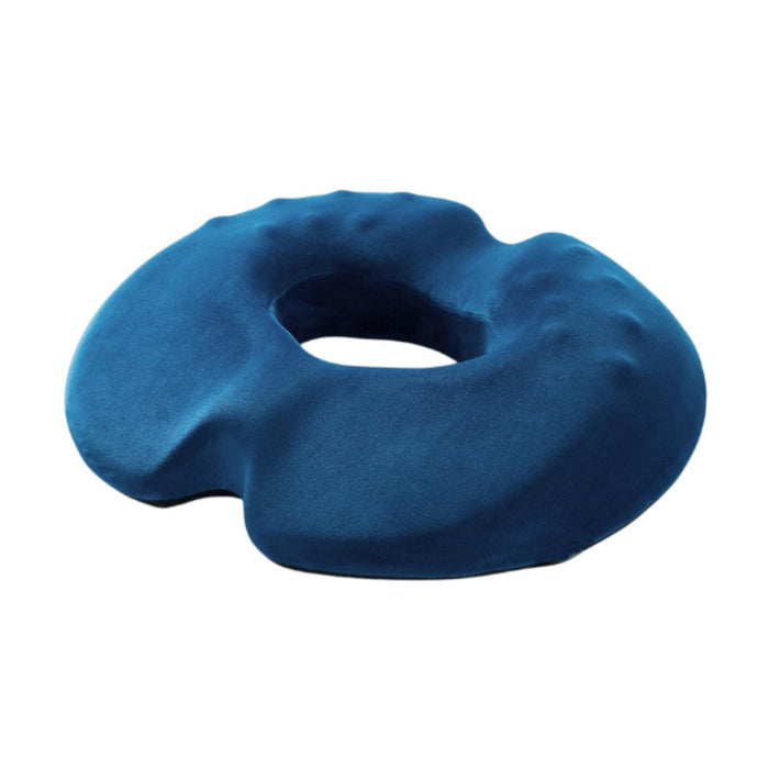 Crofta Donut Pillow Seat Cushion for Long Term Sitting Non Slip for Car Sitting Pad Female Blue