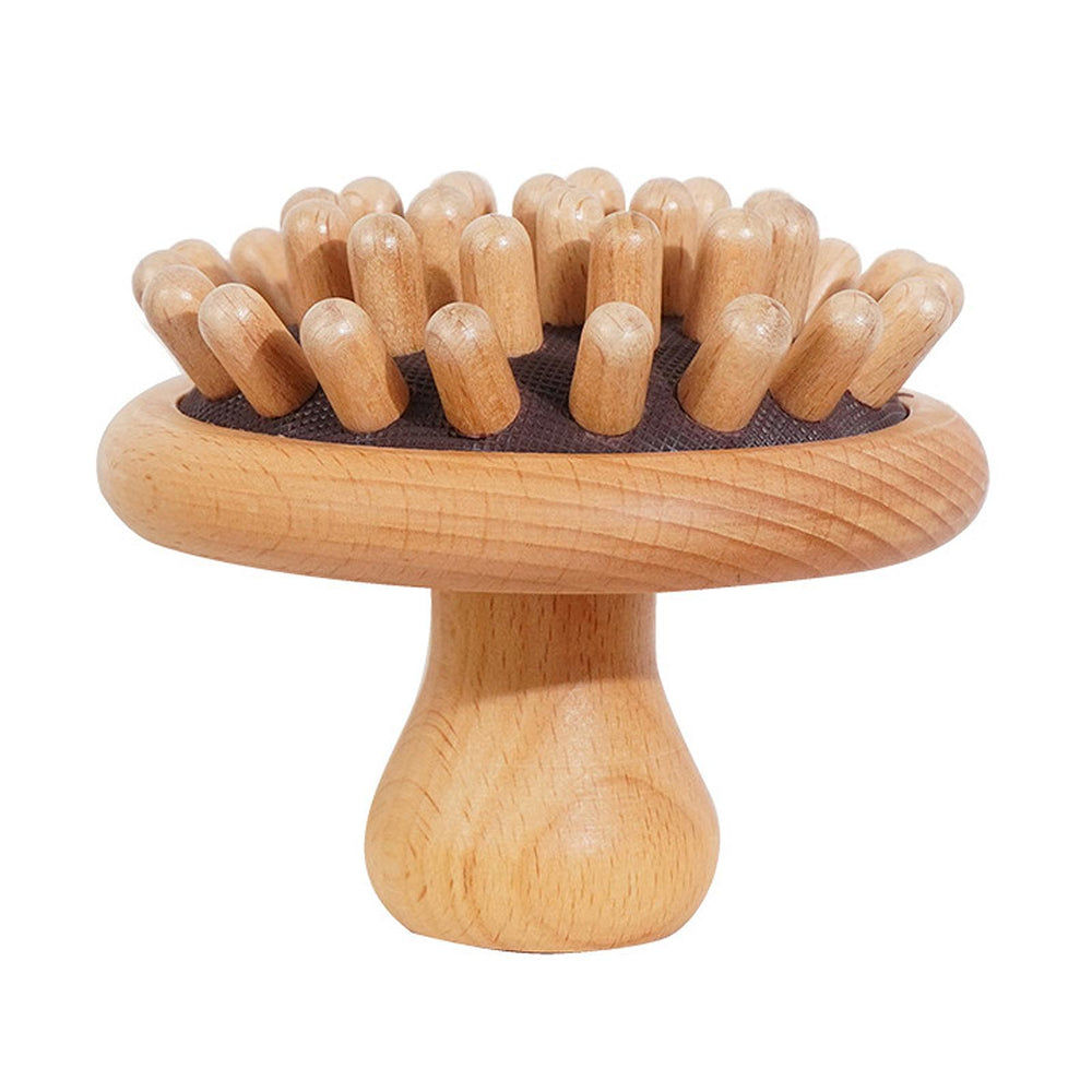 Crofta Wooden Massage Comb for Women Men Massage Hair Brush for Legs Full Body Foot