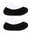 2 Pieces Breathable Gel Non Slip Invisible Socks Low Cut Shoe Liners Black