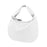 Women Shoulder Bag Trendy Female Zipper Tote Bag for Commuting Street Summer White