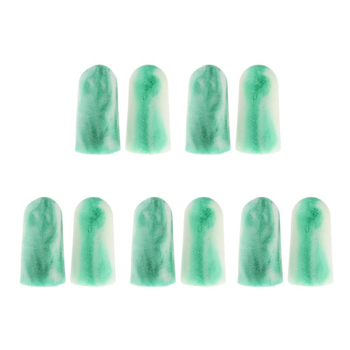 Crofta 10 Pairs Ear Plugs Noise Cancelling Sound Blocking for Hearing Protection