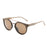 Crofta Wooden Polarized UV 400 Sunglasses Wood Glasses for Men Women Coffee Brown